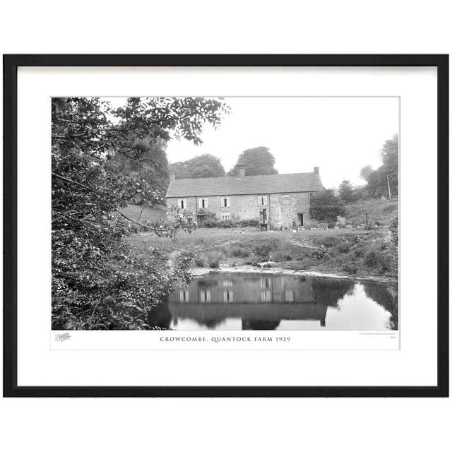 'Crowcombe, Quantock Farm 1929' - Picture Frame Photograph Print on Paper The Francis Frith Collection Size: 40cm H x 50cm W x 2.3cm D on Productcaster.