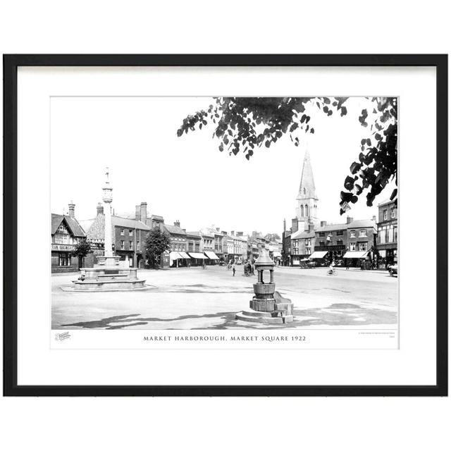 Market Harborough, Market Square 1922 - Single Picture Frame Print The Francis Frith Collection Size: 31.5cm H x 38.8cm W x 2.3cm D on Productcaster.