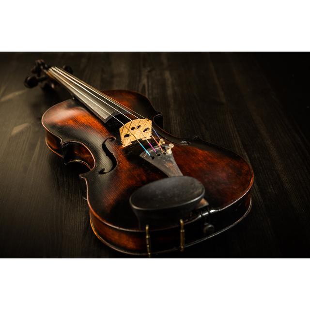 Old Violin - Wrapped Canvas Print 17 Stories Size: 61cm H x 91cm W x 3.8 cm D on Productcaster.