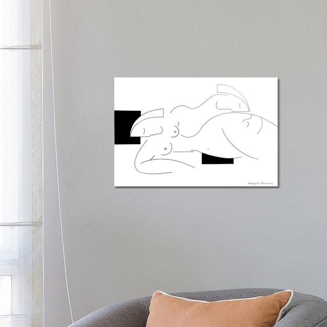 La Siesta by Hildegarde Handsaeme - Wrapped Canvas Graphic Art Metro Lane Size: 45.72cm H x 66.04cm W x 1.91cm D on Productcaster.