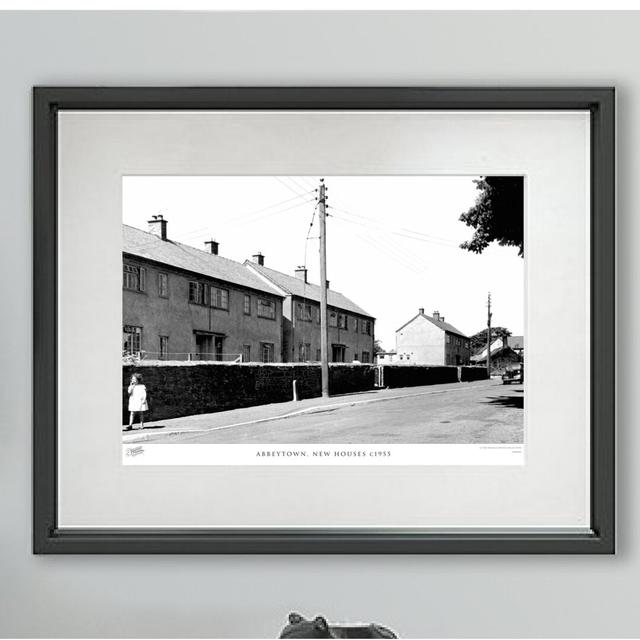 'Abbeytown, New Houses C1955' by Francis Frith - Picture Frame Photograph Print on Paper The Francis Frith Collection Size: 60cm H x 80cm W x 2.3cm D on Productcaster.