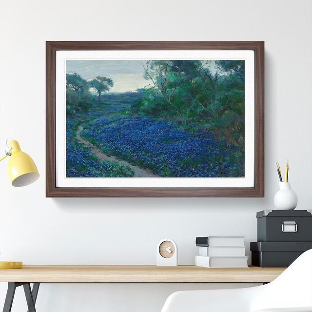 Bluebonnet Flowers Vol.5 by Julian Onderdonk - Picture Frame Painting East Urban Home Frame Option: Walnut Framed, Size: 48cm H x 65cm W x 2cm D on Productcaster.