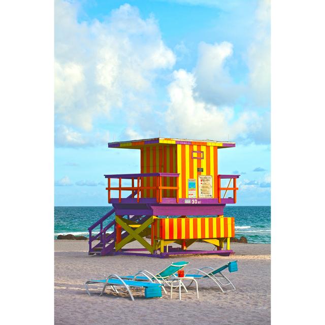 Miami Beach Florida_488628112 House of Hampton Size: 46cm H x 30cm W x 3.8cm D on Productcaster.