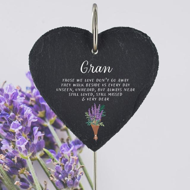 Missouri Lavender Gran Those We Love 2 Pieces Memorial Plaque Set The Seasonal Aisle on Productcaster.