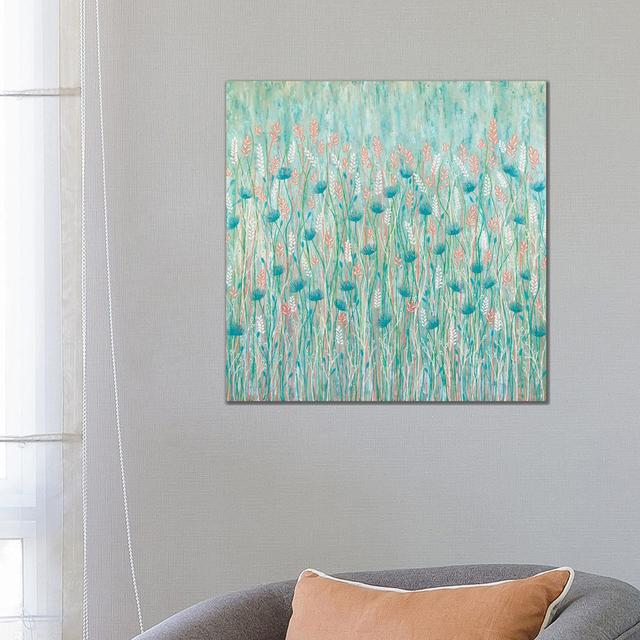 Pastel Wild Flower by Lisa Frances Judd - Wrapped Canvas Painting ClassicLiving Size: 66.04cm H x 66.04cm W x 1.91cm D on Productcaster.