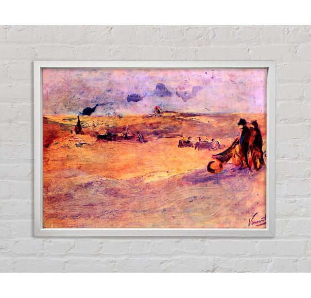 Van Gogh The Dunes Framed Print Rosalind Wheeler Size: 100.1cm H x 141.4cm W x 3.3cm D on Productcaster.