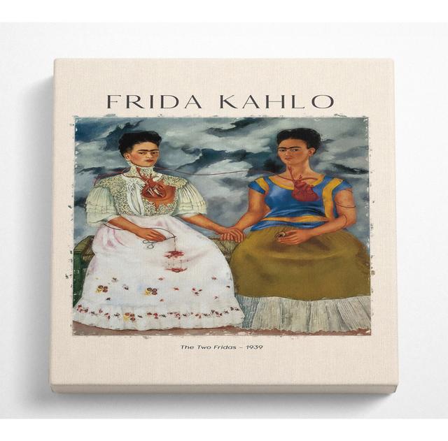 Die zwei Fridas - 1939 von Frida Kahlo - Leinwanddrucke ClassicLiving Größe: 101,6 cm H x 101,6 cm B x 4,4 cm T on Productcaster.