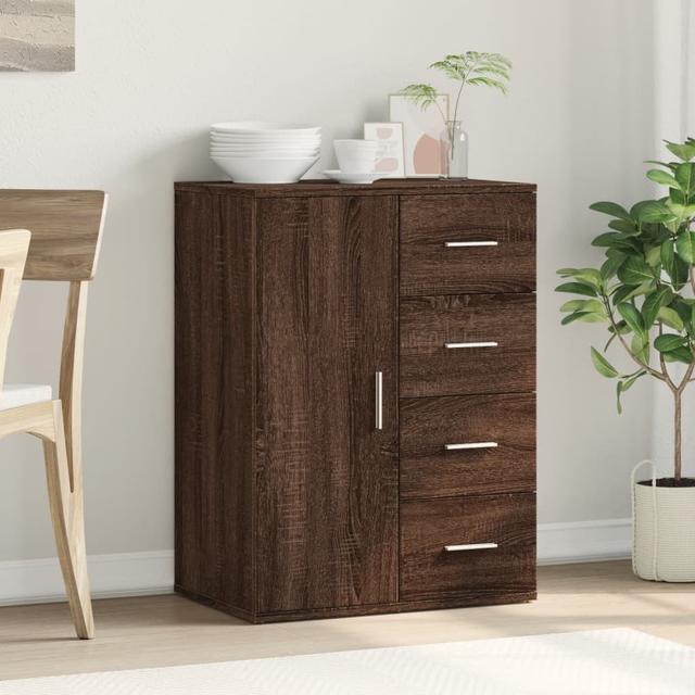 Osmen 59cm Sideboard 17 Stories Colour: Brown Oak on Productcaster.