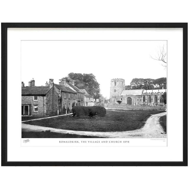 'Romaldkirk, the Village and Church 1898' by Francis Frith - Picture Frame Photograph Print on Paper The Francis Frith Collection Size: 40cm H x 50cm on Productcaster.