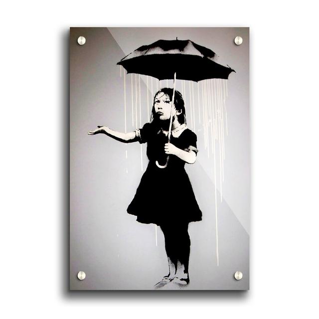 Liquid Rain by Banksy - Unframed Graphic Art Print on Acrylic East Urban Home Size: 42cm H x 29.7cm W on Productcaster.