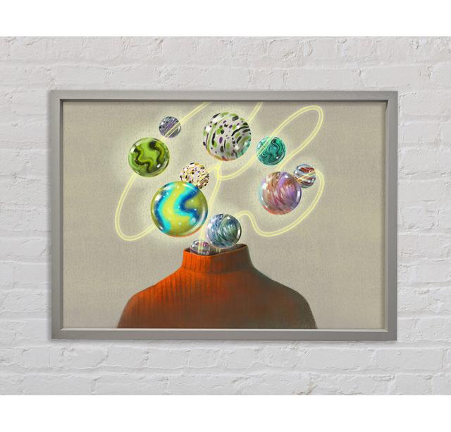 Head Of The Universe Framed Print Bright Star Size: 100.1cm H x 141.4cm W on Productcaster.