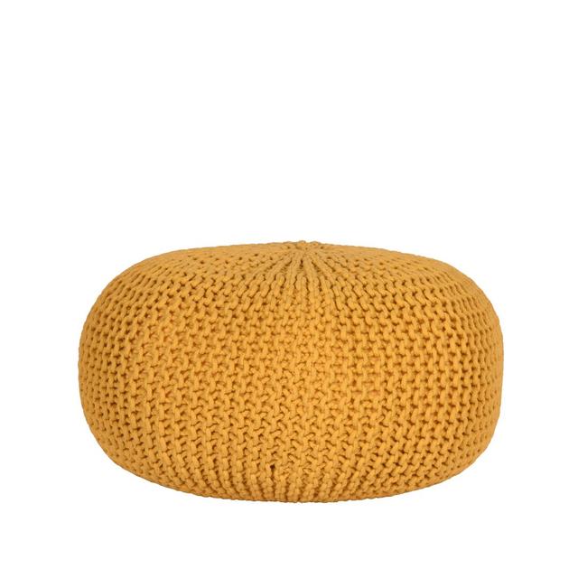 Pouf Zuckerman Brambly Cottage Polsterfarbe: Ocker on Productcaster.