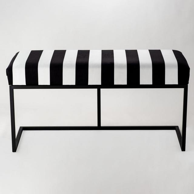 Fareen Upholstered Bench Ebern Designs Size: 50 x 50 x 30cm on Productcaster.