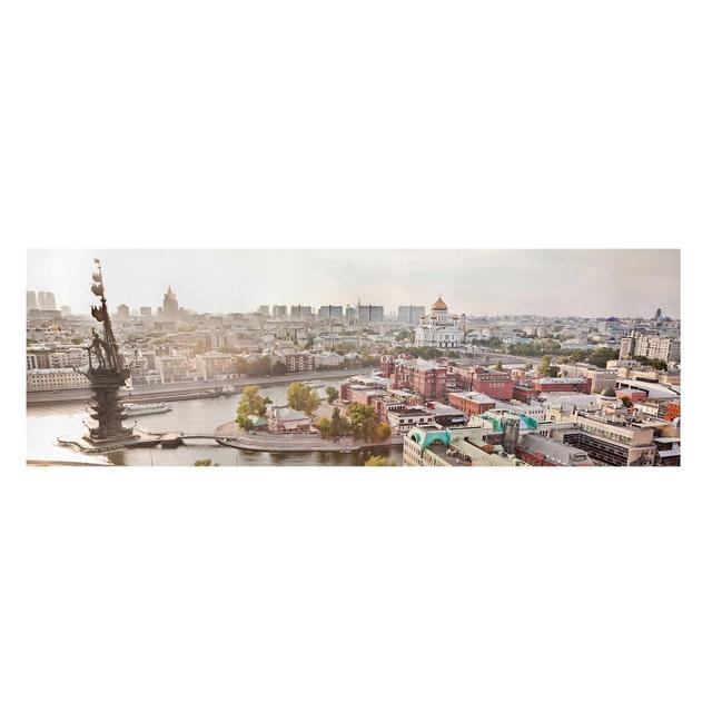 City of Moscow - Wrapped Canvas Photograph Ebern Designs Size: 60cm H x 180cm W on Productcaster.