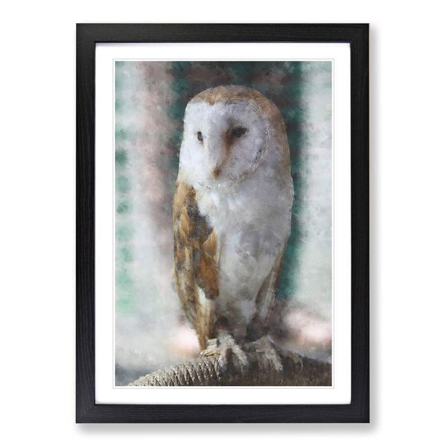 Barn Owl Vol.7 - Picture Frame Painting East Urban Home Frame Option: Black Framed, Size: 48cm H x 36cm W x 2cm D on Productcaster.