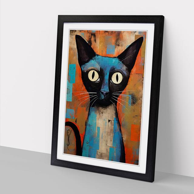 XYZ-FRM-V1223-5728 Single Picture Frame Art Prints on Wood Marlow Home Co. Frame Colour: Black, Size: 34cm H x 25cm W x 2cm D on Productcaster.