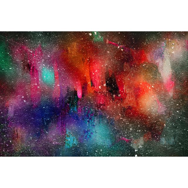 Renderos Art Abstract Watercolor - Wrapped Canvas Print Metro Lane Size: 30cm H x 46 cm W x 3.8cm D on Productcaster.