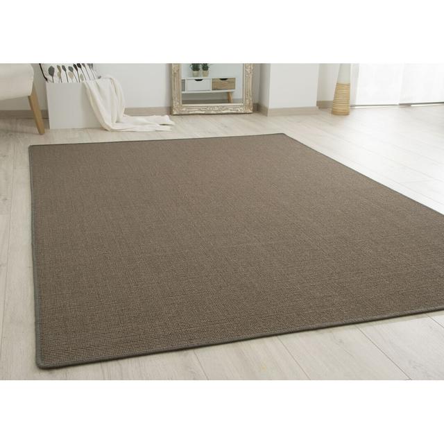 Flachgewebe-Teppich Areesha in Braun 17 Stories Teppichgröße: Läufer 80 x 250 cm on Productcaster.