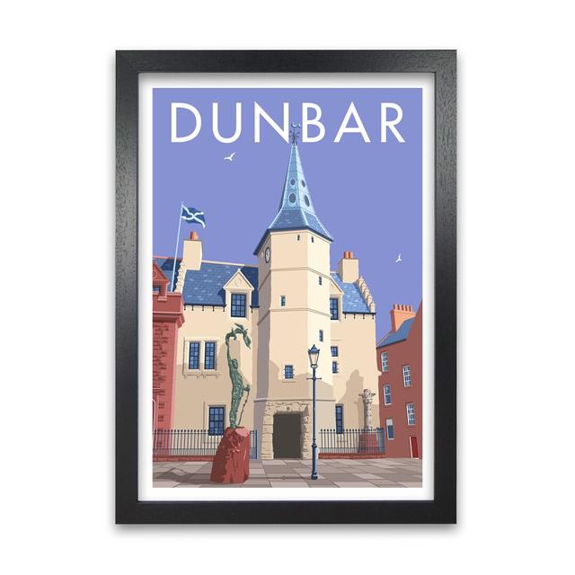 Scotland Dunbar by Stephen Millership - Print East Urban Home Size: 29.7 cm H x 21 cm W x 5 cm D, Frame Options: Black on Productcaster.