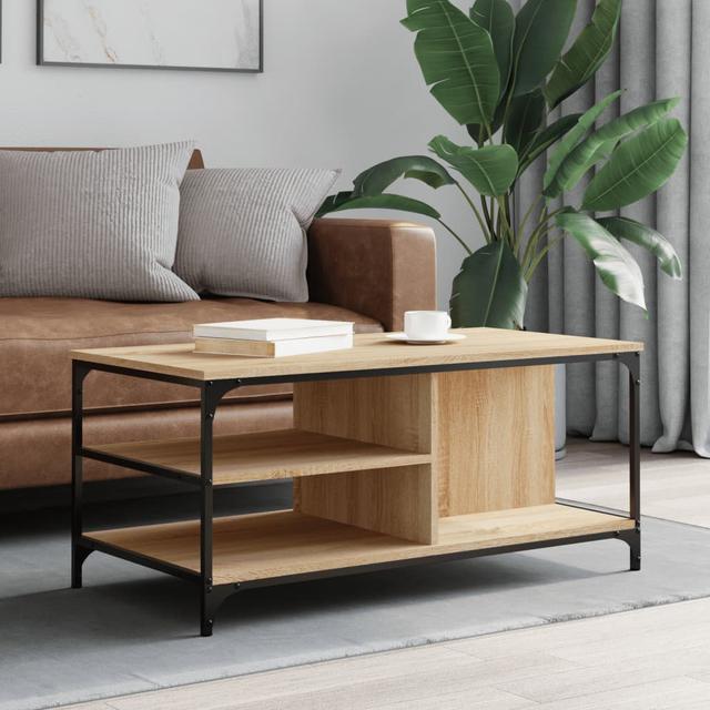 Dipali Coffee Table with Storage Borough Wharf Colour: Sonoma Oak on Productcaster.