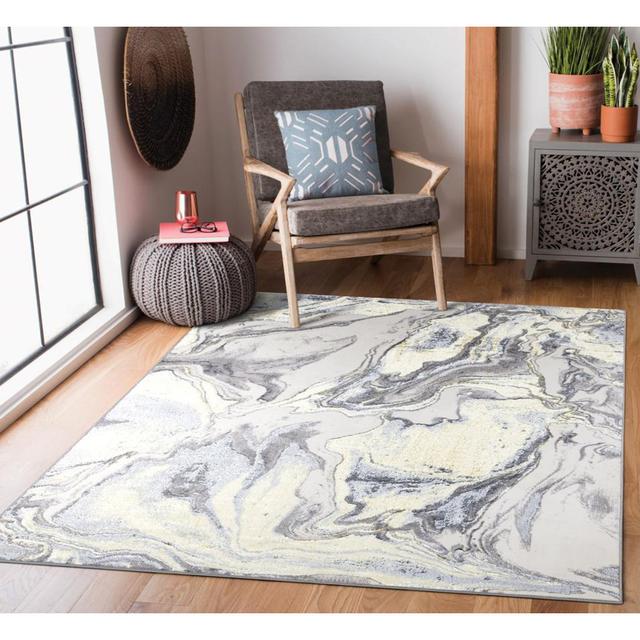 Luxury Modern Living Room Rugs Beautiful Stylish Design Area Rugs Hallway Runner Rugs Ochre Ivy Bronx Rug Size: Rectangle 50 x 80cm on Productcaster.