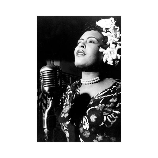 Jazz and Blues Singer Billie Holiday in the 1940s by Rue Des Archives - Wrapped Canvas Photograph Rosalind Wheeler Size: 66cm H x 46cm W on Productcaster.