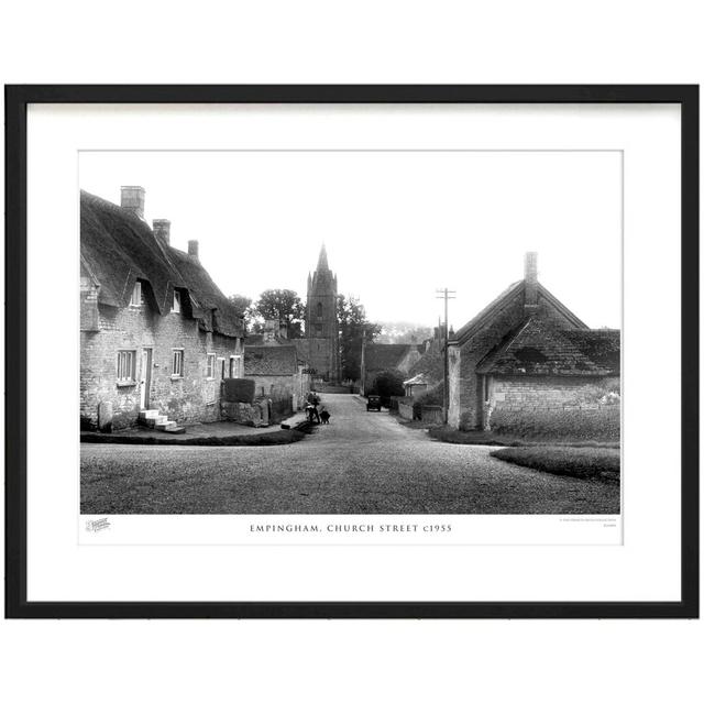 Empingham, Church Street C1955 - Single Picture Frame Print The Francis Frith Collection Size: 63.3cm H x 83.5cm W x 2.3cm D on Productcaster.