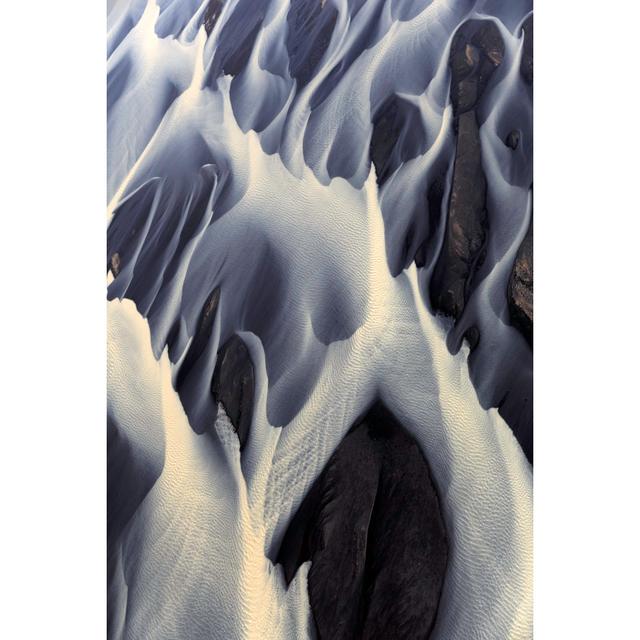 Iceland River Delta by Justinreznick - No Frame Art Prints on Canvas Metro Lane Size: 40cm H x 60cm W on Productcaster.