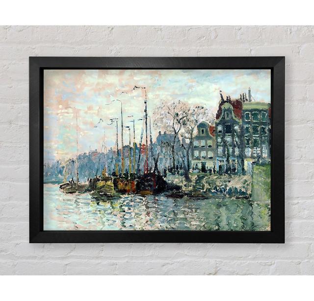 Monet View Of The Kromme Waal In Amsterdam by Claude Monet - Single Picture Frame Art Prints Bright Star Size: 59.7cm H x 84.1cm W x 3.4cm D on Productcaster.