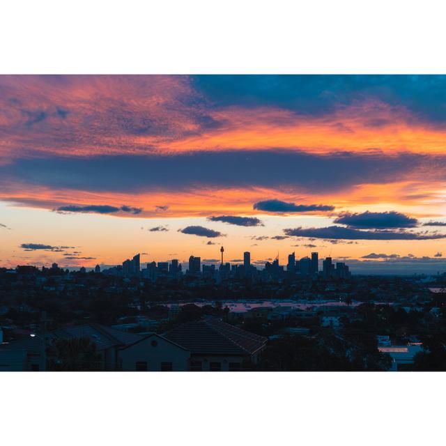 Analise Sydney Skyline Dusk by Ai_yoshi - Wrapped Canvas Print 17 Stories Size: 51cm H x 76cm W x 3.8cm D on Productcaster.