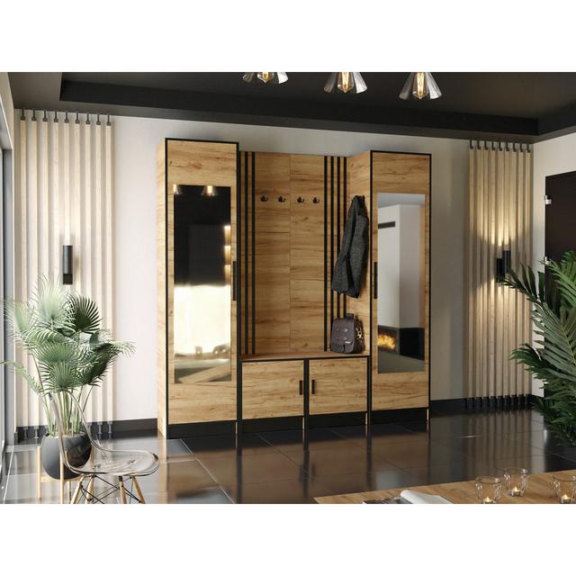 Garderobe Tarbes Ebern Designs Farbe: Eiche on Productcaster.