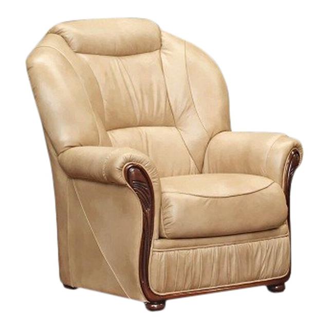 Kirwin Genuine Leather Armchair Ophelia & Co. Colour: Nut on Productcaster.