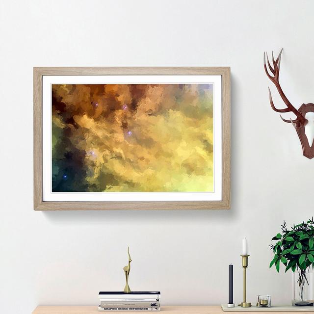 Out of Space Vol.23 in Abstract - Picture Frame Graphic Art Print East Urban Home Size: 36cm H x 48cm W x 2cm D, Frame Option: Oak Framed on Productcaster.