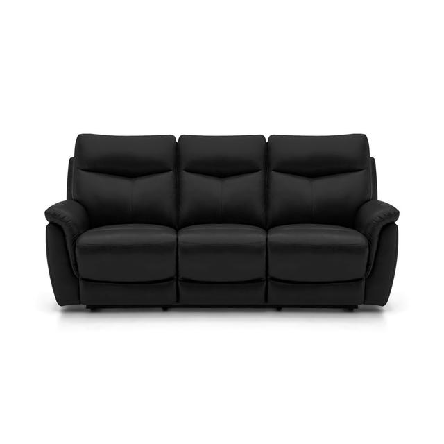 Holland 3 Seater Manual Recliner La-Z-Boy UK Upholstery Colour: Jet Black on Productcaster.