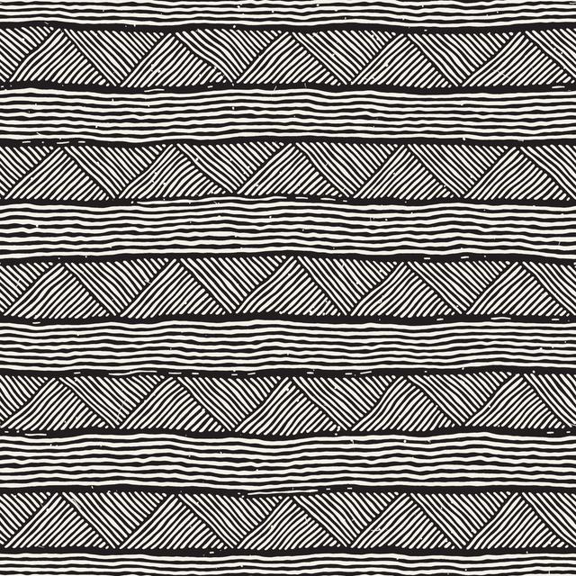 Johnar Geometric Doodle Lines - Wrapped Canvas Print Metro Lane Size: 122cm H x 122cm W x 3.8cm D on Productcaster.