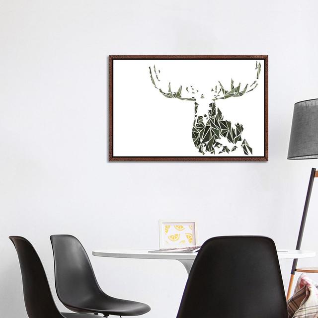 Moose by Cristian Mielu - Gallery-Wrapped Canvas Giclée on Canvas Union Rustic Size: 66.04cm H x 101.6cm W x 3.81cm D, Format: Brown Framed on Productcaster.