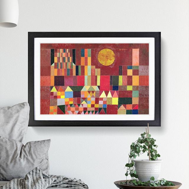 Slot Og Sol by Paul Klee - Picture Frame Painting East Urban Home Frame Option: Black Framed, Size: 48cm H x 65cm W x 2cm D on Productcaster.