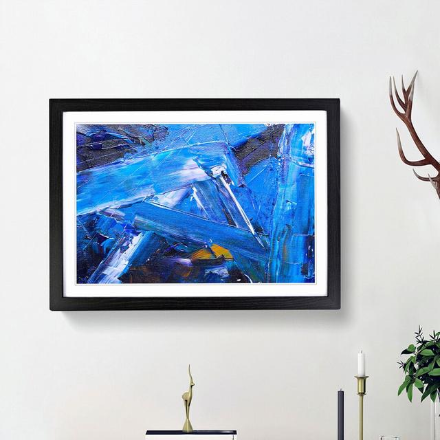 Abstract Art Painting Vol.353 by S.Johnson - Picture Frame Painting Print East Urban Home Size: 48cm H x 65cm W x 2cm D, Frame Option: Black Framed on Productcaster.