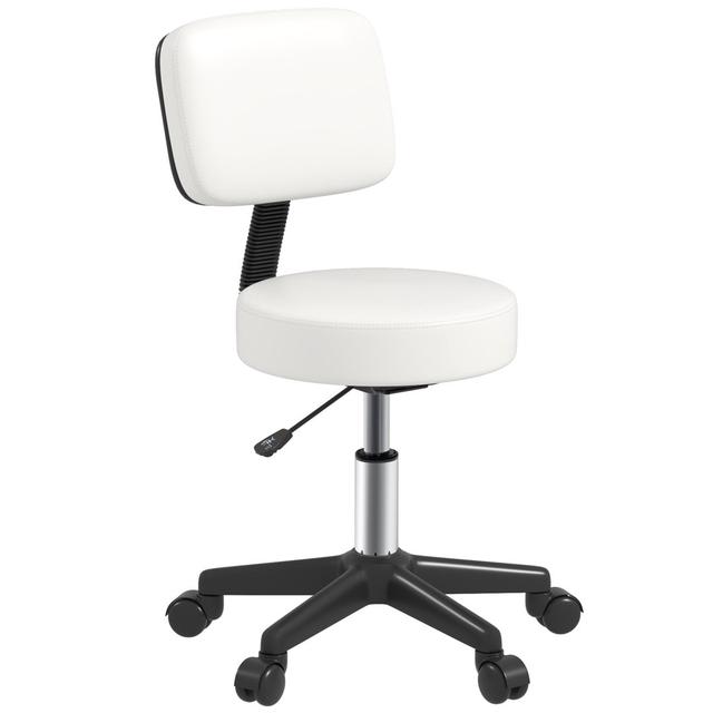 Luren Backed Adjustable Height Lab Stool with Wheels 17 Stories on Productcaster.