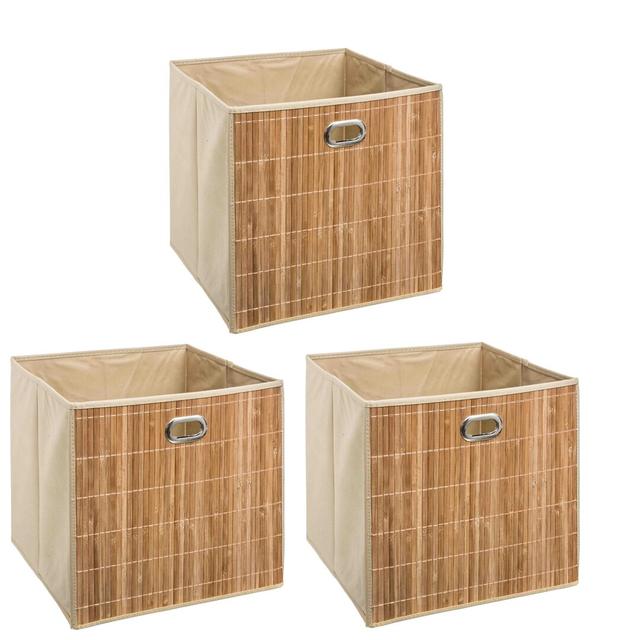 Rebrilliant Bamboo Slat / Seagrass Basket (Set of 3) Rebrilliant Colour: Bamboo on Productcaster.