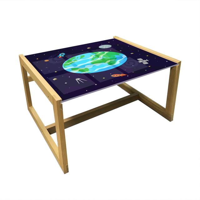 Iridissa Trestle Coffee Table East Urban Home Size: 40cm H x 74cm W x 62cm D on Productcaster.