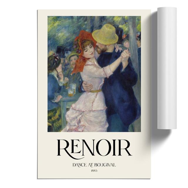 Dance at Bougival by Pierre-Auguste Renoir - Unframed Painting East Urban Home Size: 59cm H x 42cm W x 0.1cm D on Productcaster.