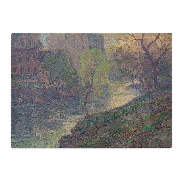 San Antonio River by Julian Onderdonk Chopping Board East Urban Home Size: 0.4cm H x 28.5cm W x 39cm L on Productcaster.