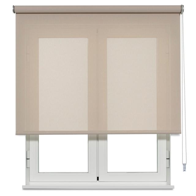 Seitenzugrollo Screen Sonnenschutz mit einem Öffnungsgrad von 10% ClearAmbient Ausführung: Sand, Größe: 250 cm L x 200 cm B on Productcaster.