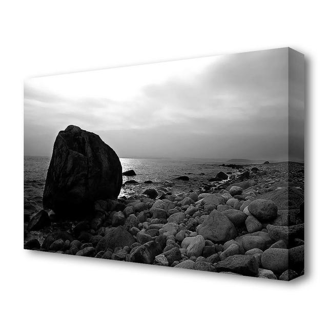 The Rock That Blocks The Sun - Wrapped Canvas Photograph Print East Urban Home Size: 81.3 cm H x 121.9 cm W x 4.4 cm D on Productcaster.