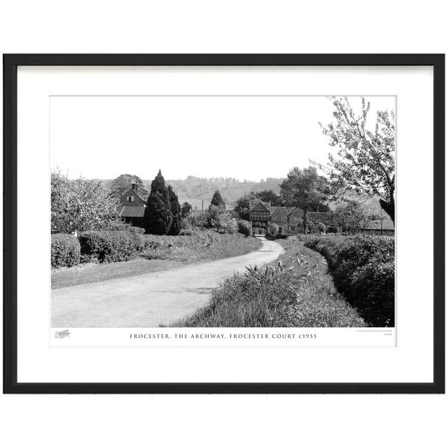 'Frocester, the Archway, Frocester Court C1955' by Francis Frith - Picture Frame Photograph Print on Paper The Francis Frith Collection Size: 60cm H x on Productcaster.