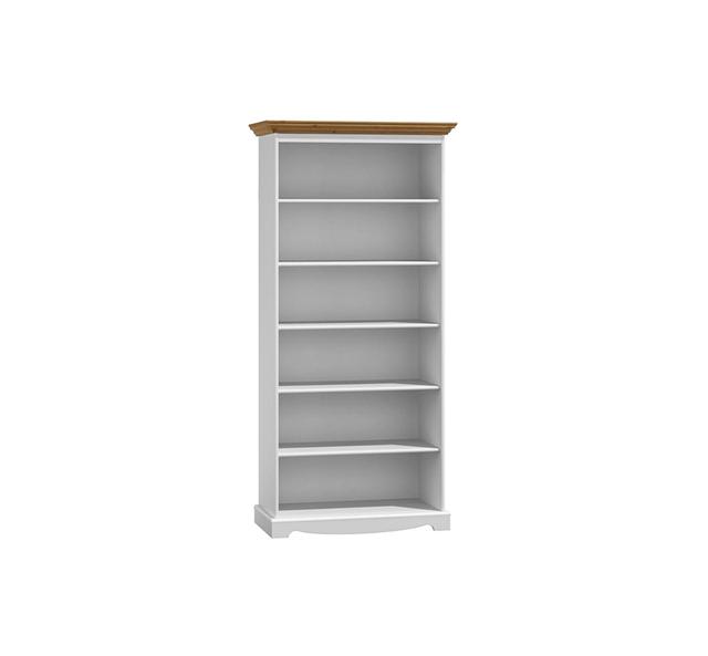 Almtrud Bookcase Rosalind Wheeler Colour: Brown/White on Productcaster.