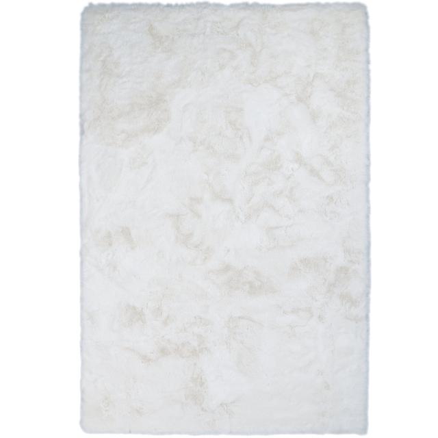 Canora Grey COZY fur rug, ivory, white and cream Canora Grey Rug Size: Rectangle 120 x 170cm, Colour: White on Productcaster.