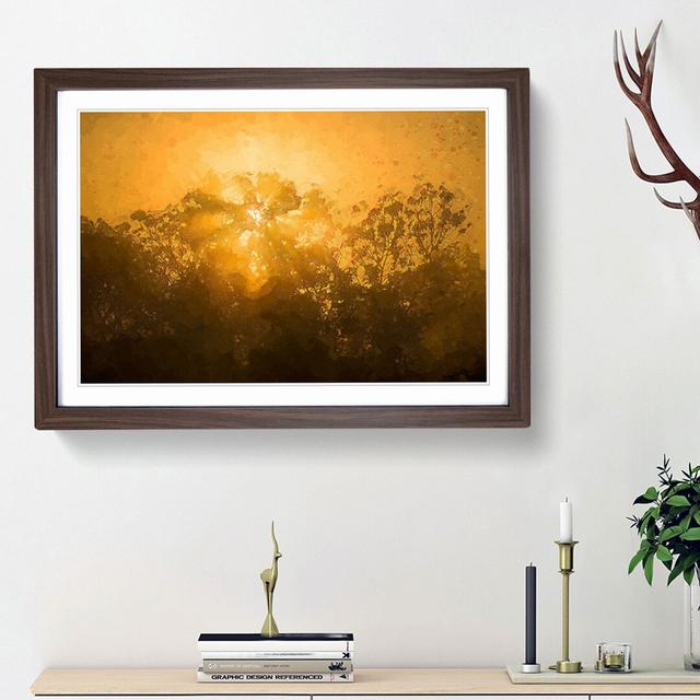 Light Through the Trees in Sri Lanka in Abstract - Picture Frame Graphic Art Print on MDF East Urban Home Frame Option: Walnut Framed, Size: 62cm H x on Productcaster.