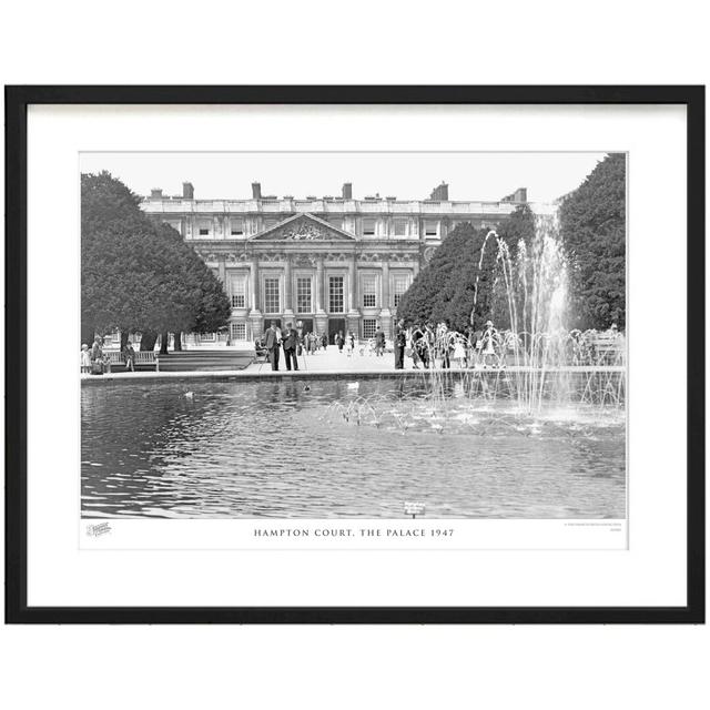 'Hampton Court, the Palace 1947' by Francis Frith - Picture Frame Photograph Print on Paper The Francis Frith Collection Size: 60cm H x 80cm W x 2.3cm on Productcaster.